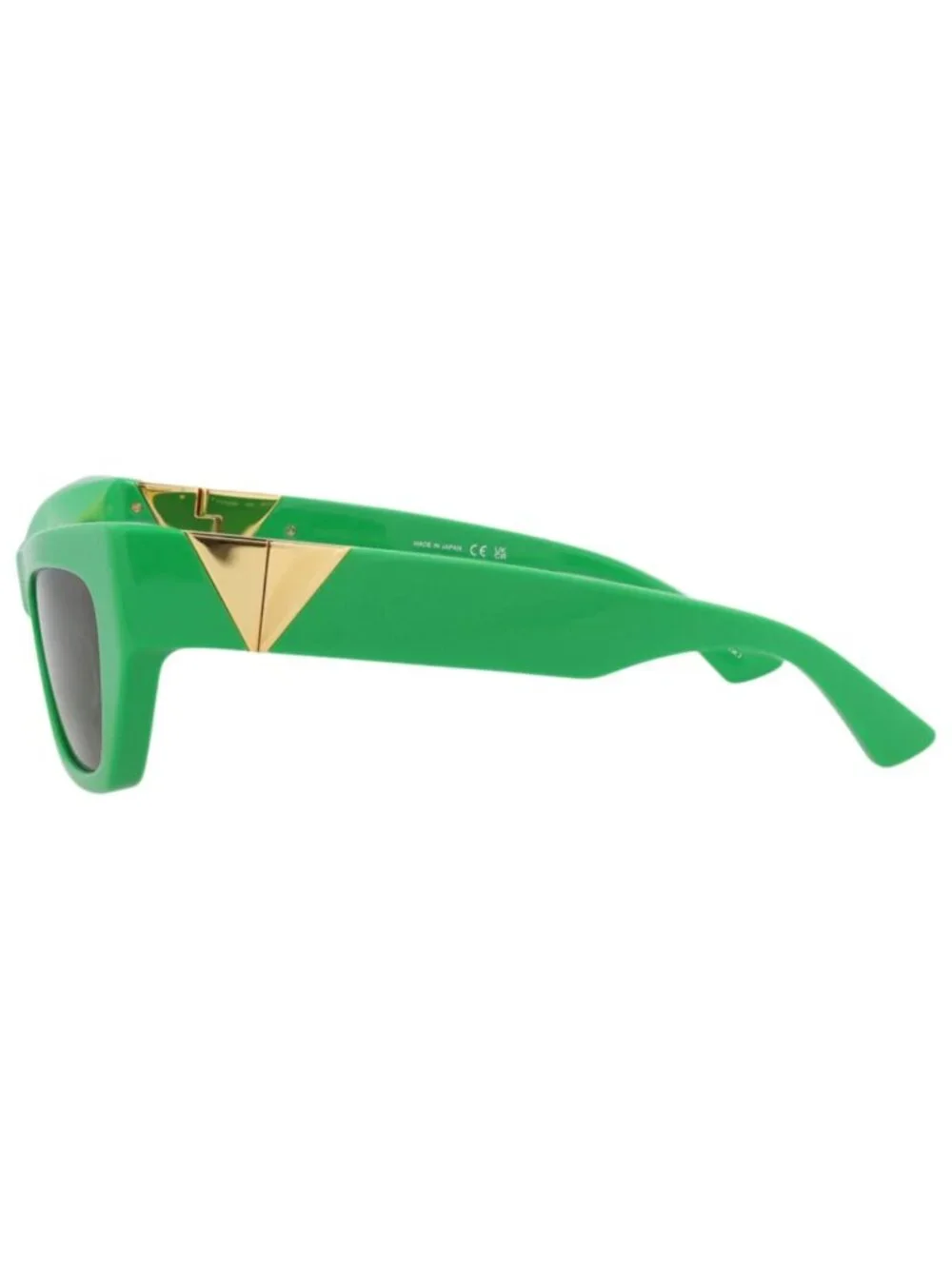 New Bottega Veneta Women's Sunglasses Cat Eye Acetate Frame Green Green Green
